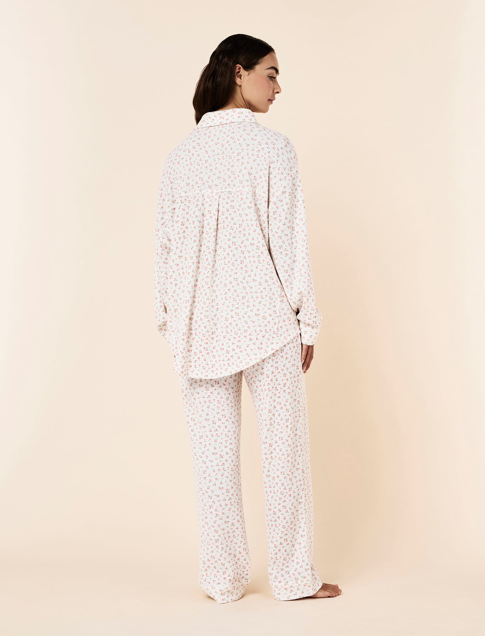 Super Soft Waffle Full Length PJ Set