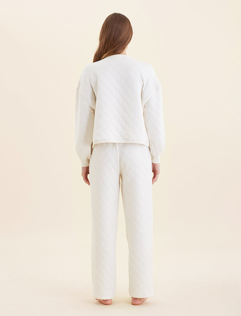 Quilted Cotton Henly LS Top