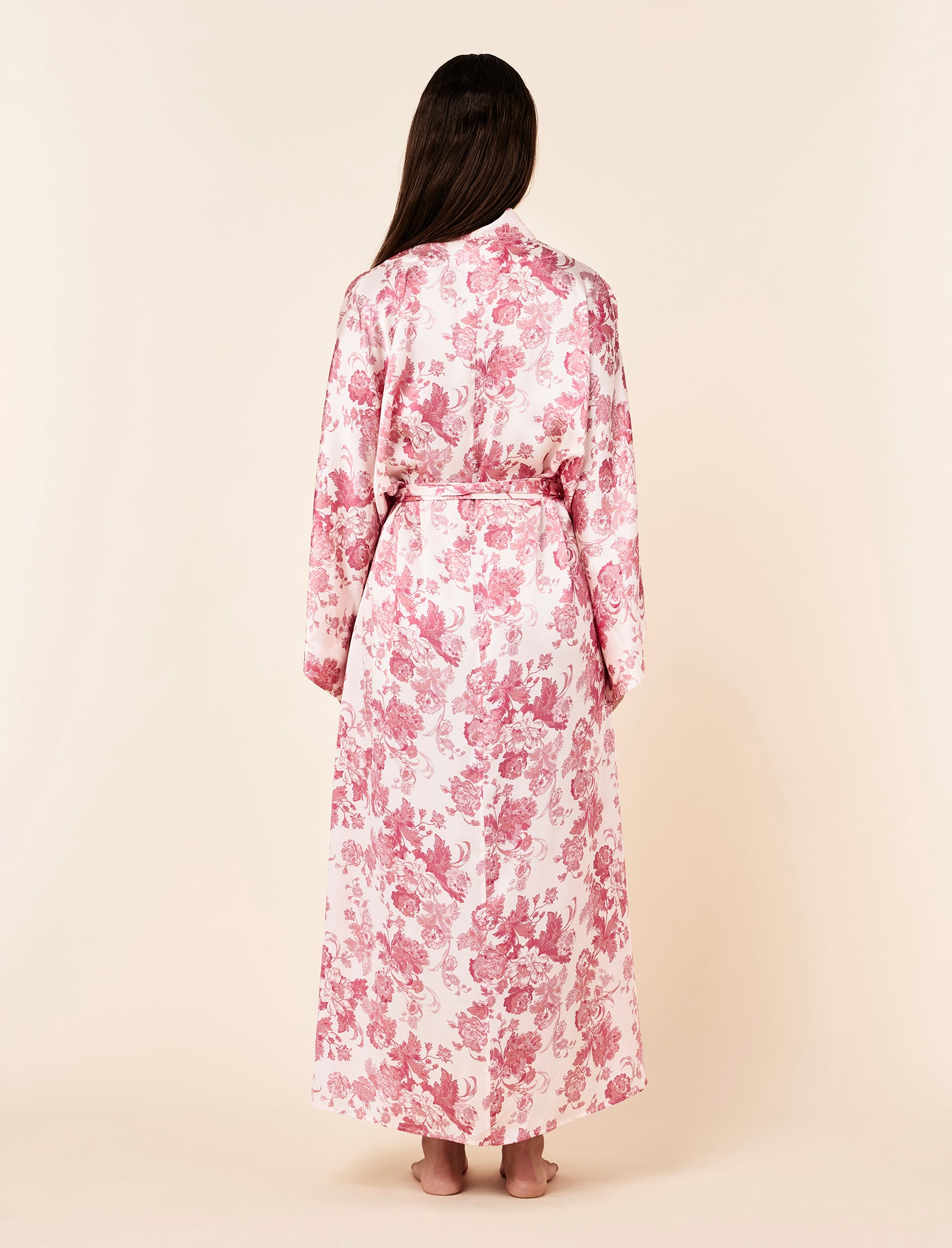 Madelyn Silk Kimono Maxi Robe