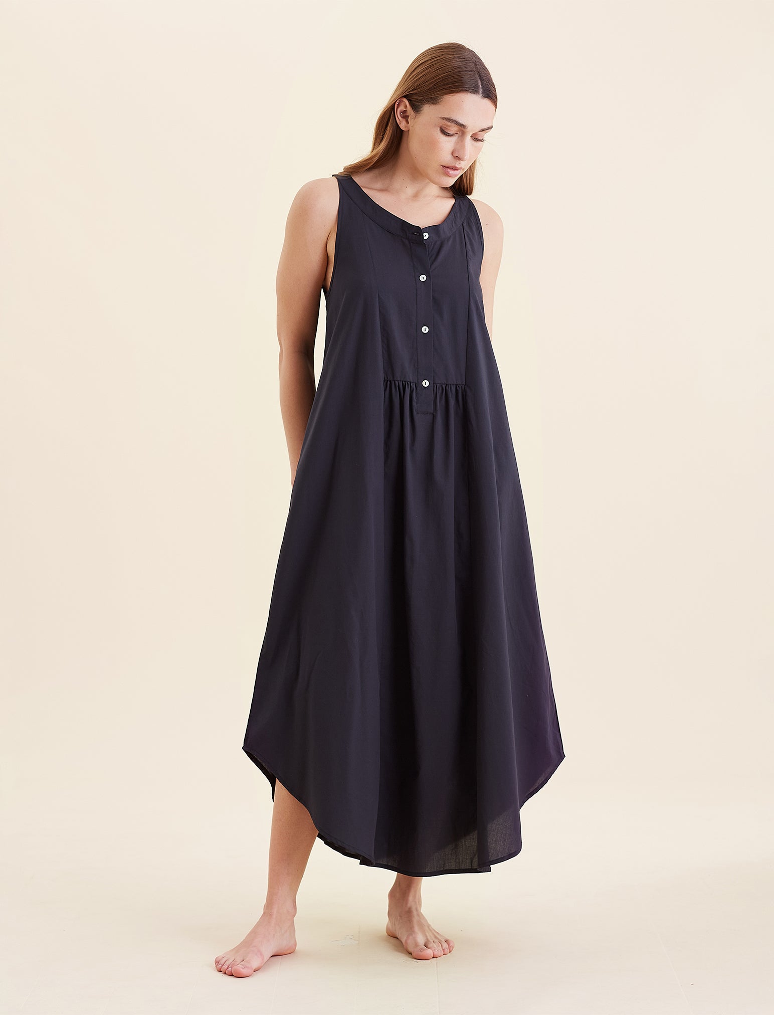 Madison Panel Front Maxi Nightie