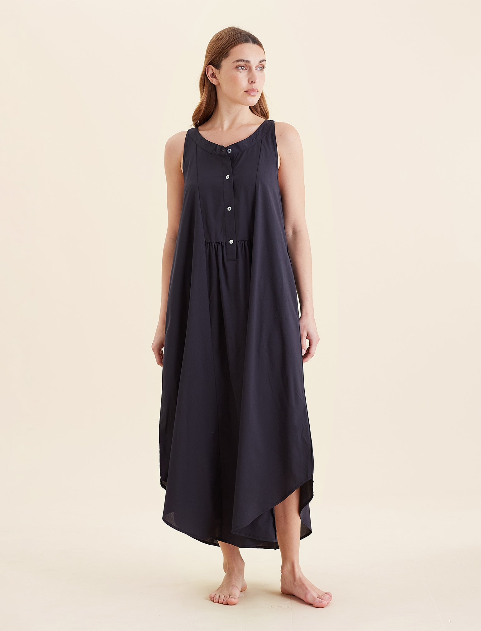 Madison Panel Front Maxi Nightie