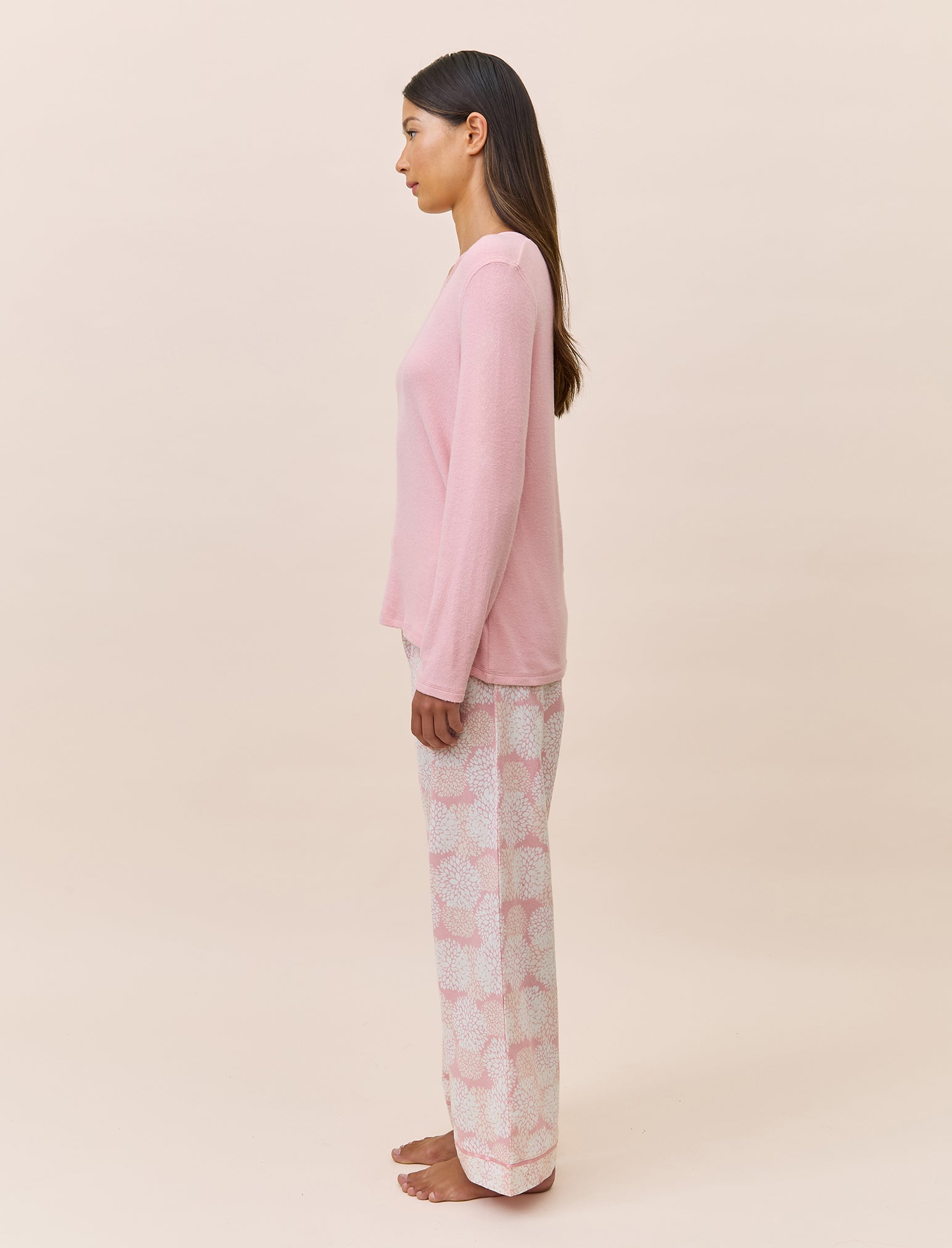 Snowball Cosy Organic Cotton Full Length Pant & Feather Soft Top