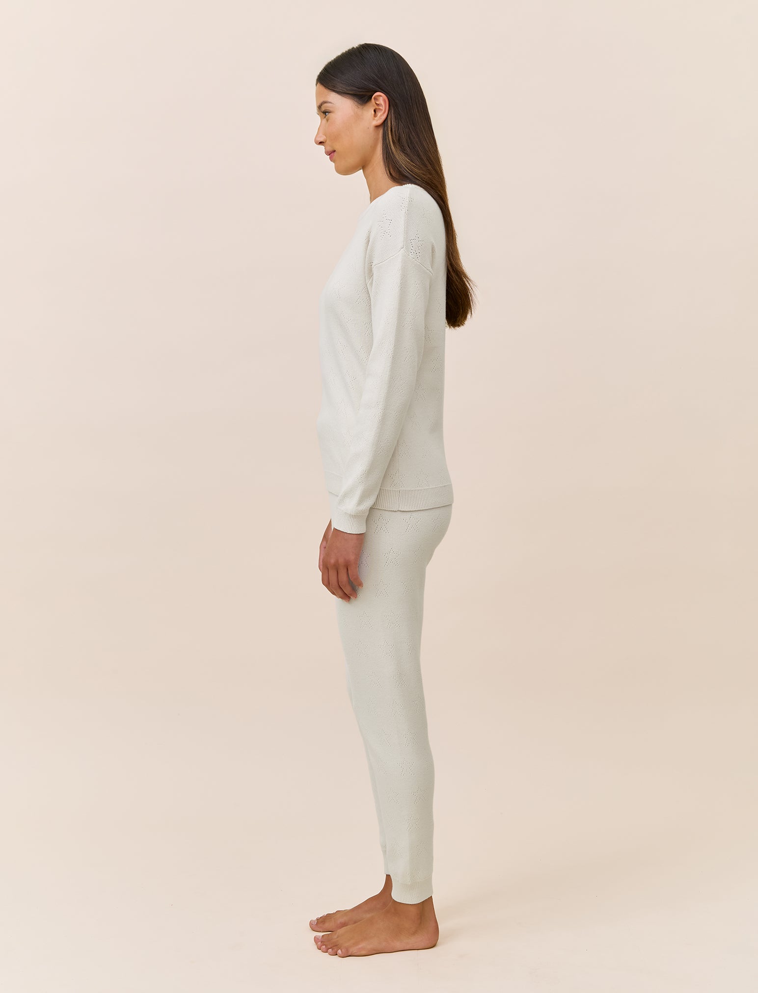 Cosy Pointelle Long Sleeve Top and Jogger