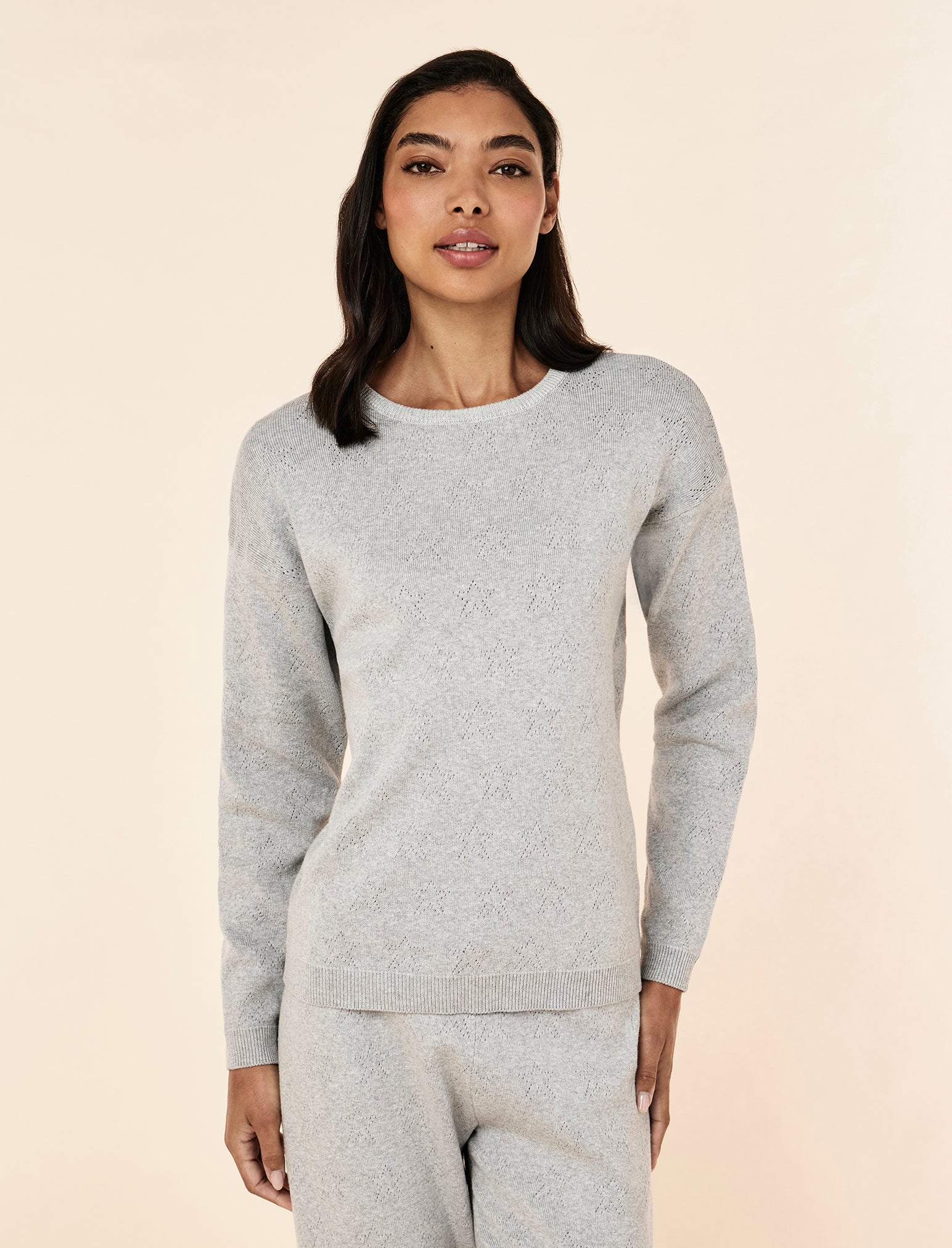 Cosy Pointelle Long Sleeve Top and Jogger