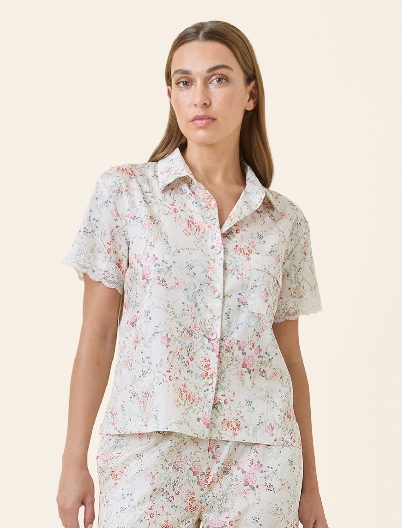 Yolly Short Sleeve Lace Top