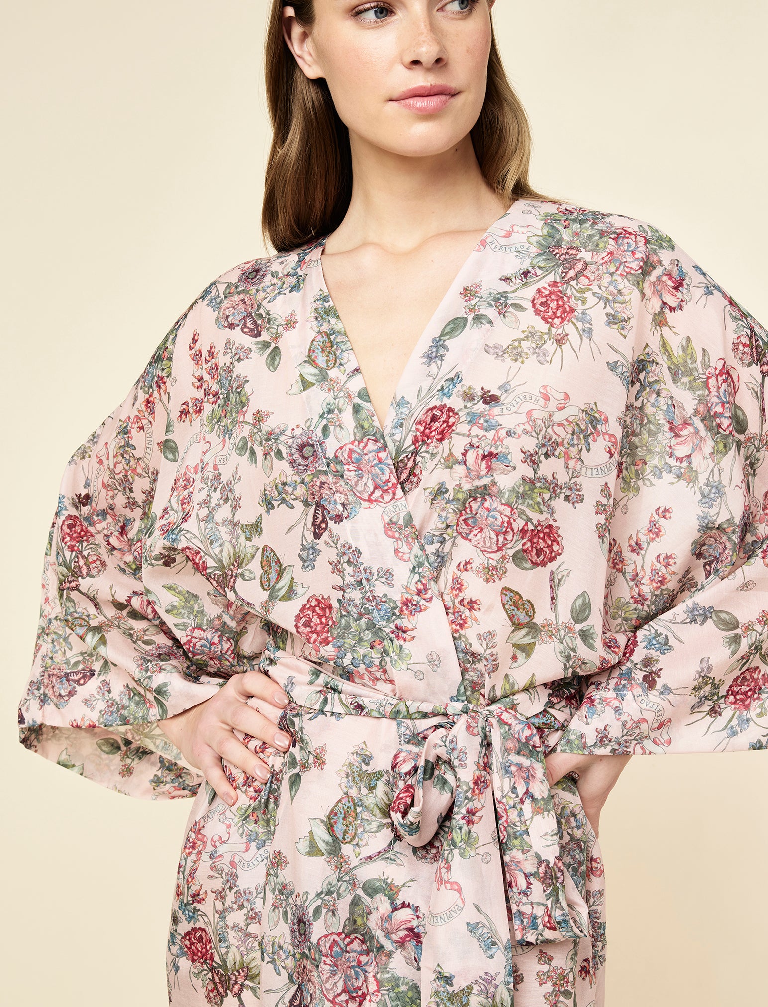 Layla Lace Kimono Midi Robe