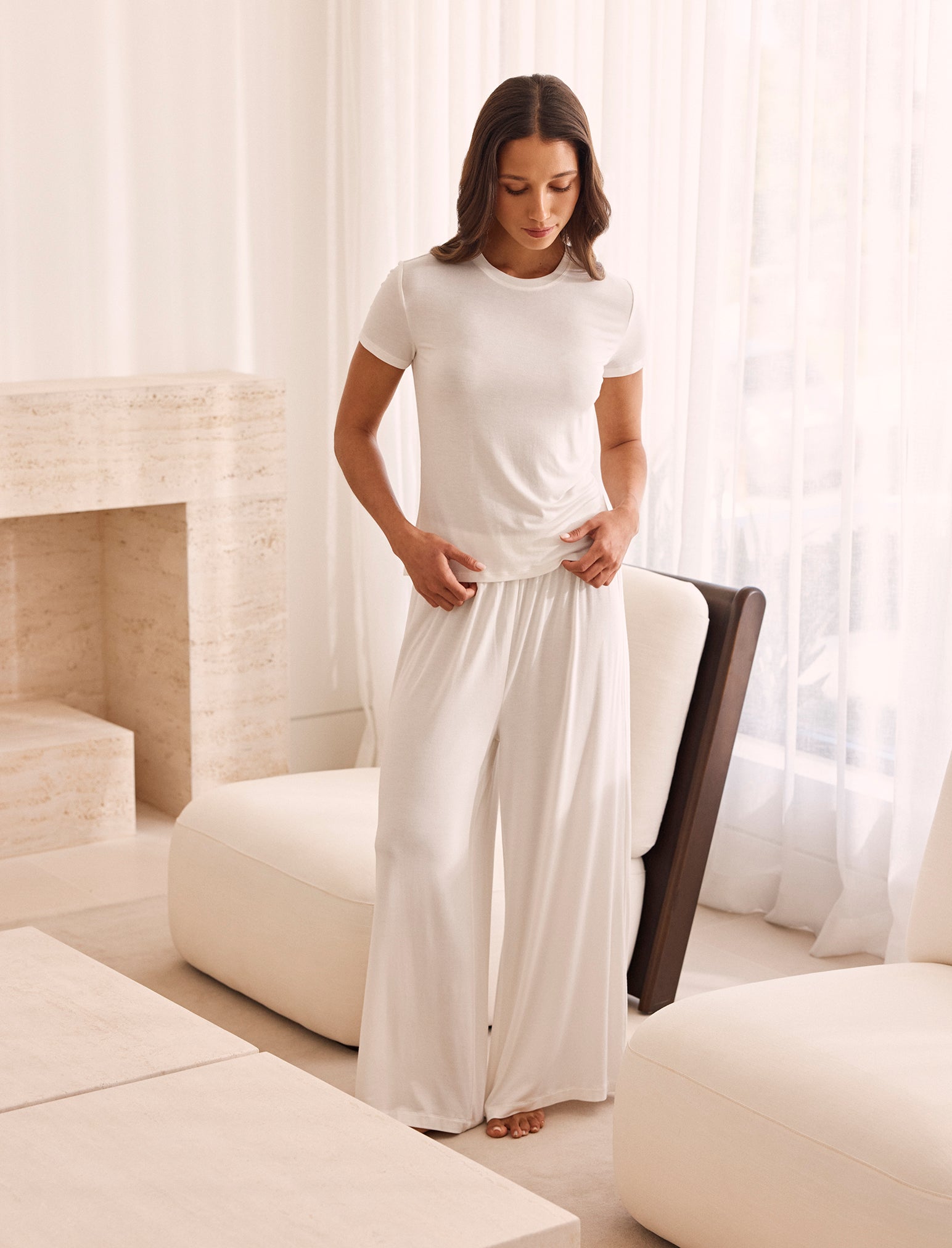 Kate Modal Soft Wide Leg Pant