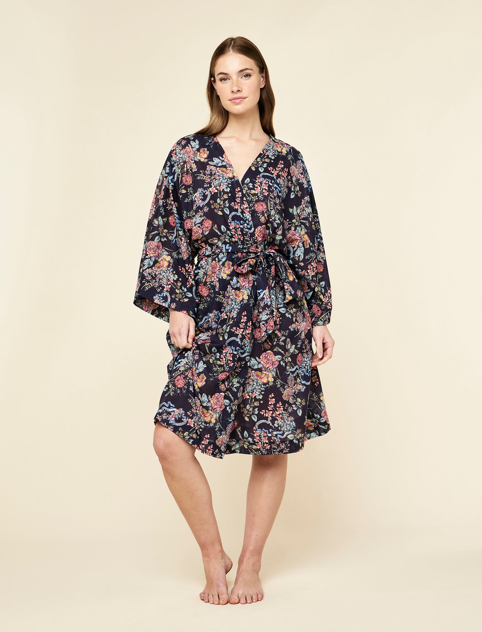 Layla Midi Kimono Robe