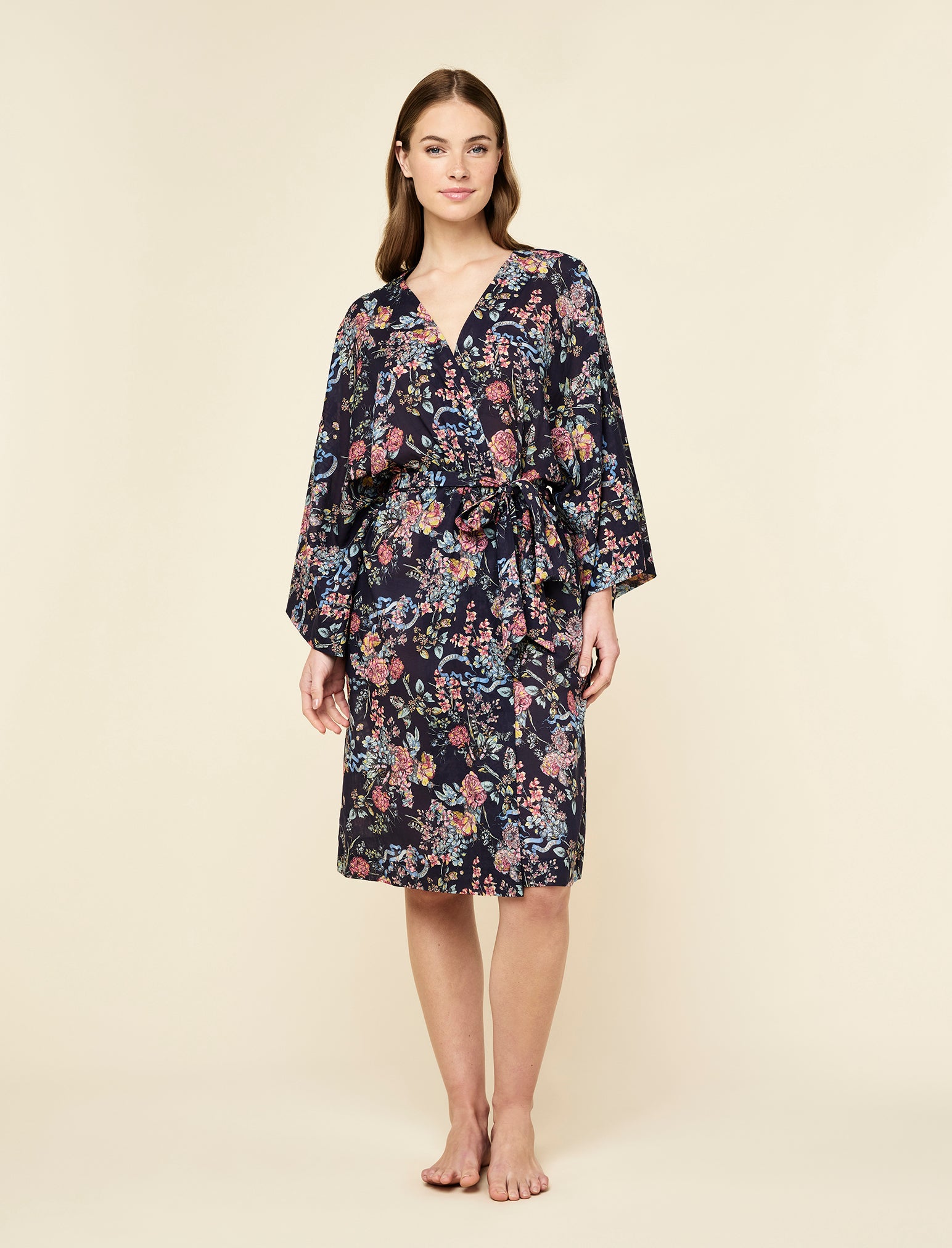 Layla Midi Kimono Robe