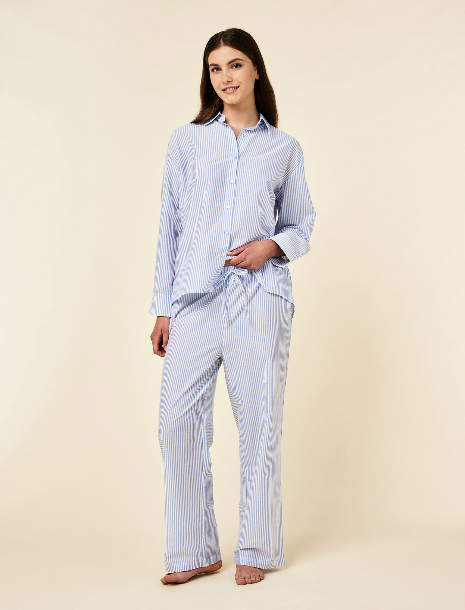 Selina Stripe Full Length Pant