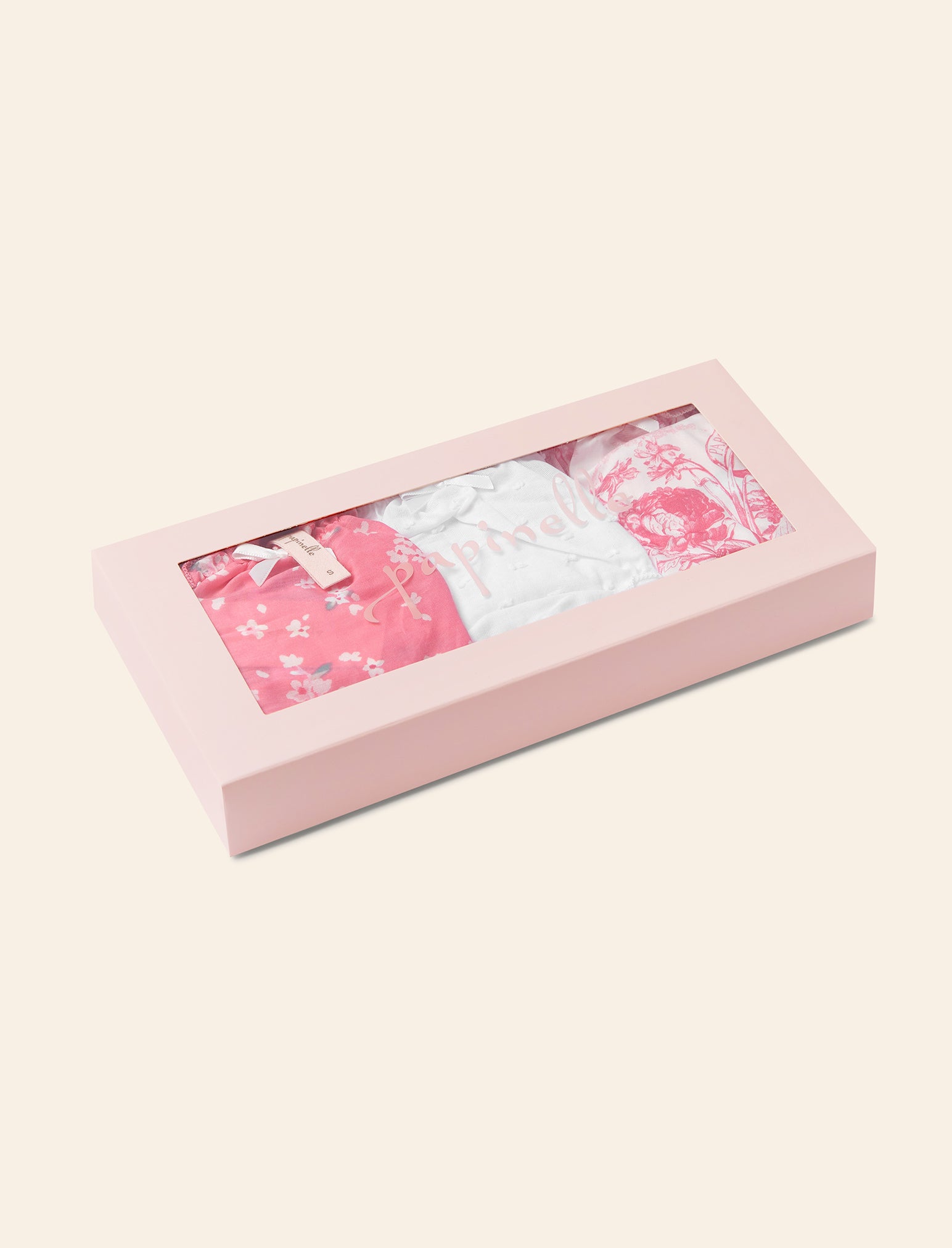 Knicker 3 Pack (Swiss Dot, Toile De Jouy, Cheri Blossom Pink Lemonade)