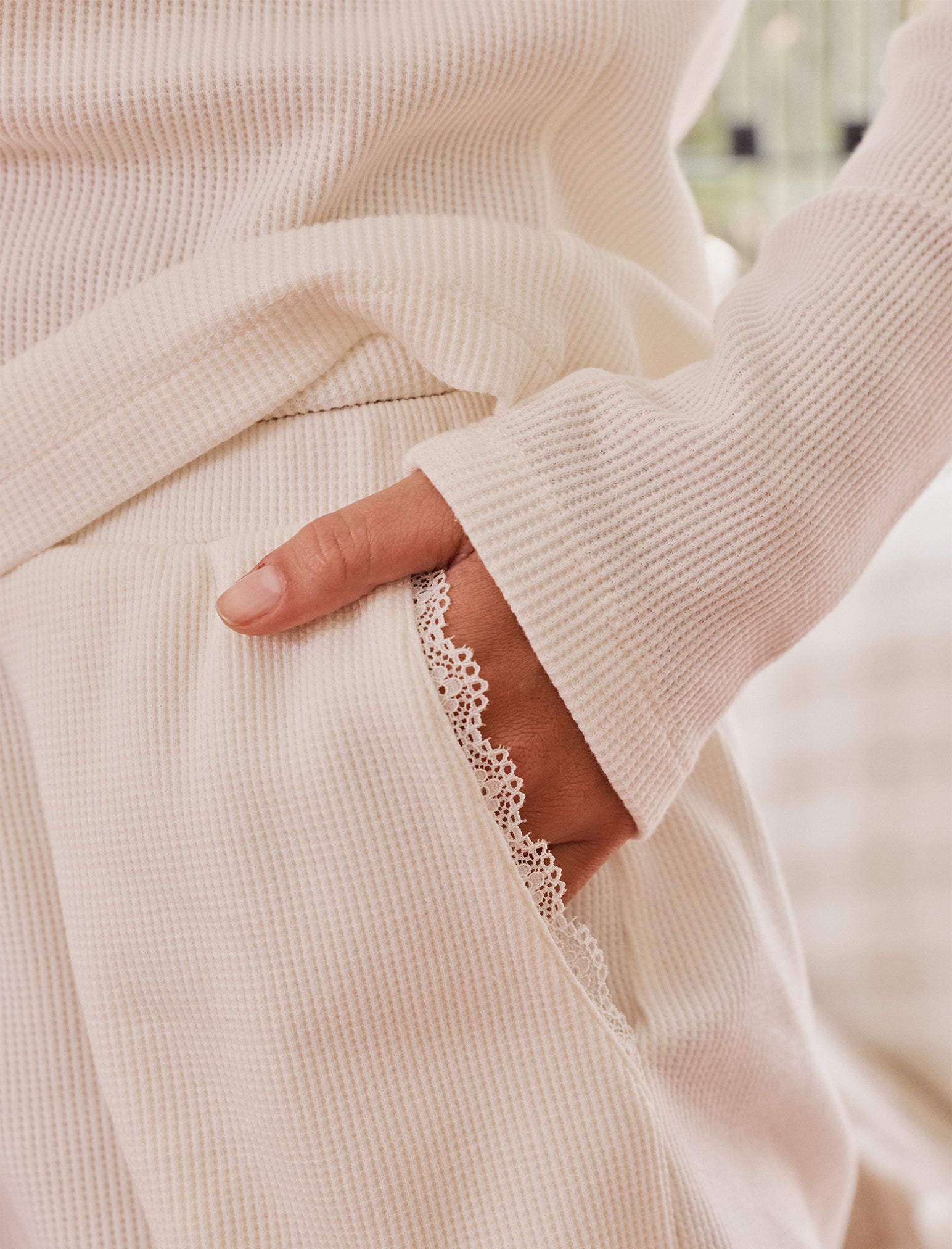 Claire Soft Cotton Waffle PJ Set