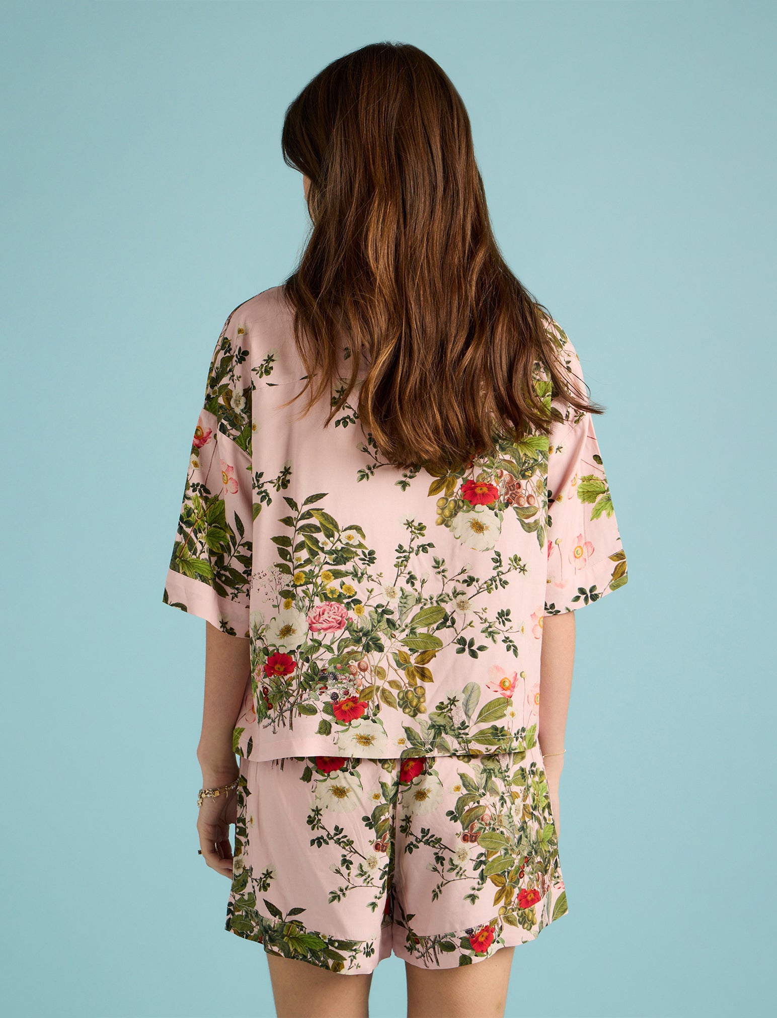 Karen Walker Love Letters Crop Boxer PJ