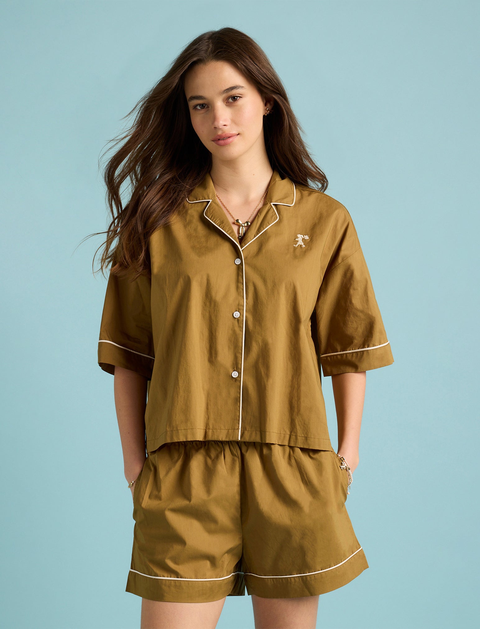 Karen Walker Runaway Girl Boxer PJ Set