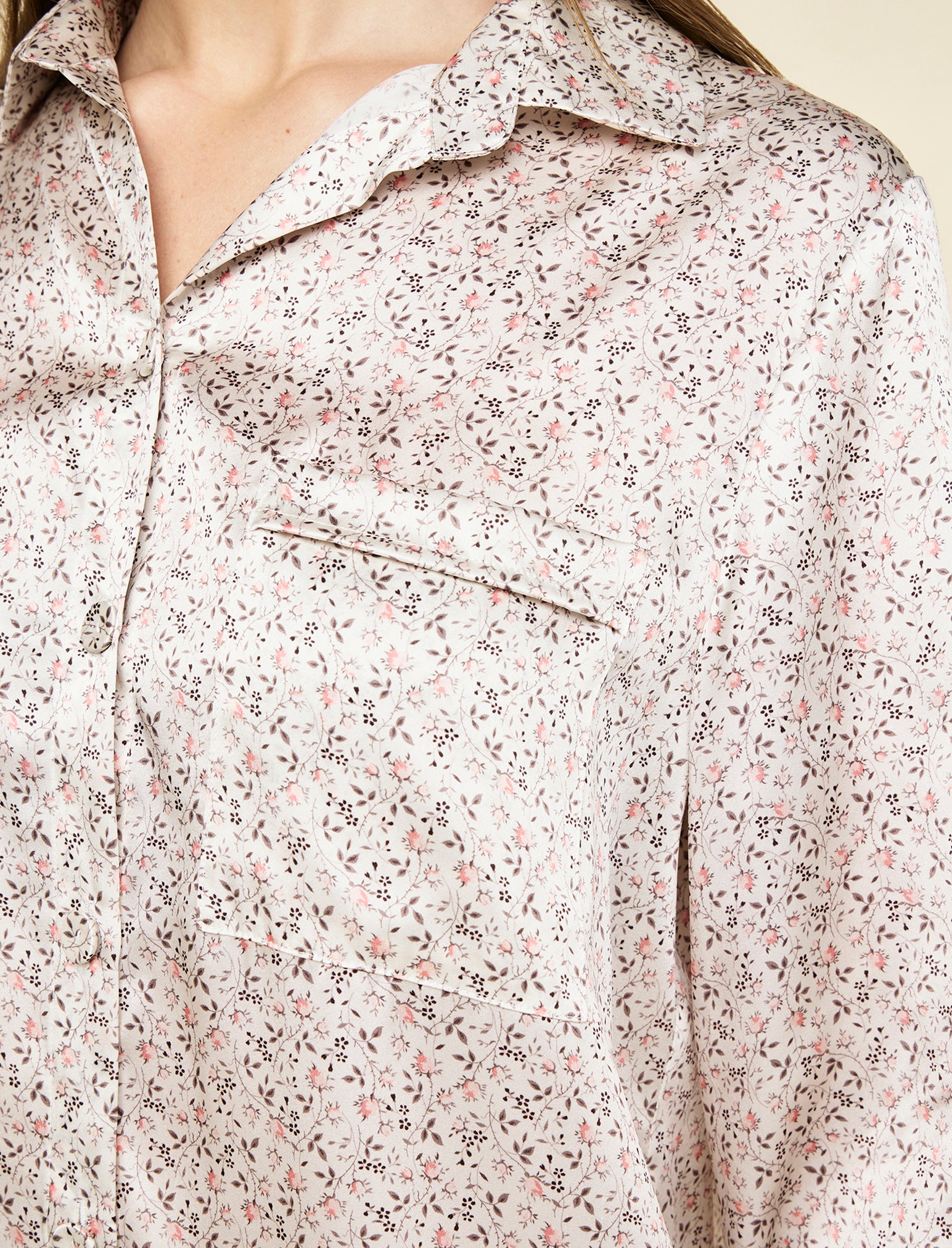 Rosy Rosie Silk Full Length PJ