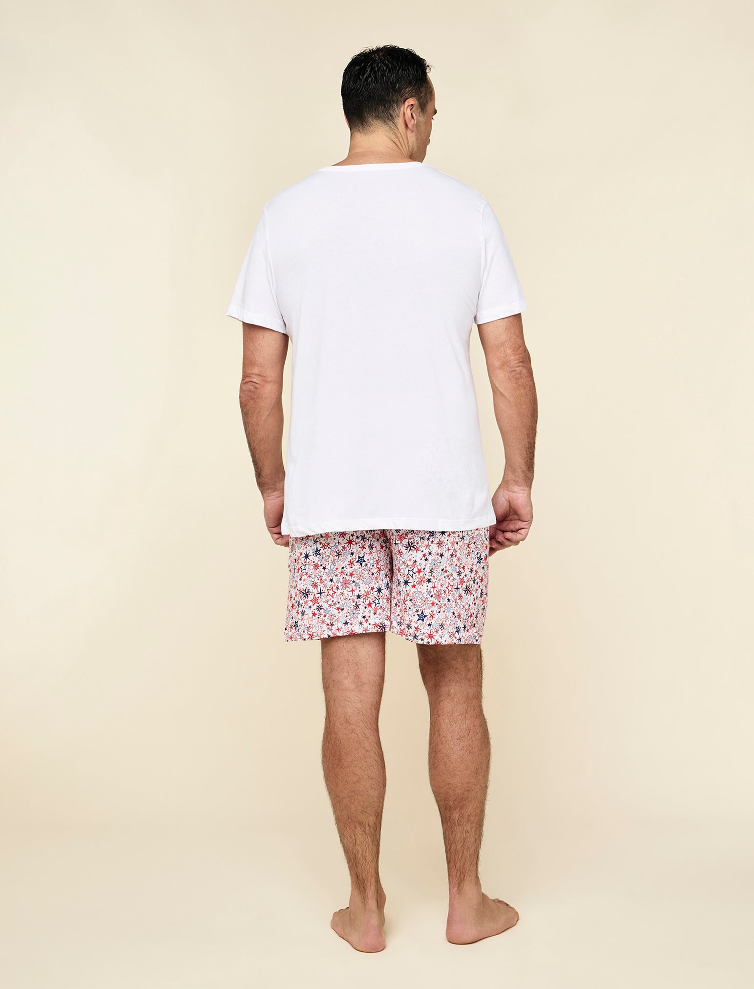 Christmas Stars Organic Cotton Knit Unisex Boxer PJ Set