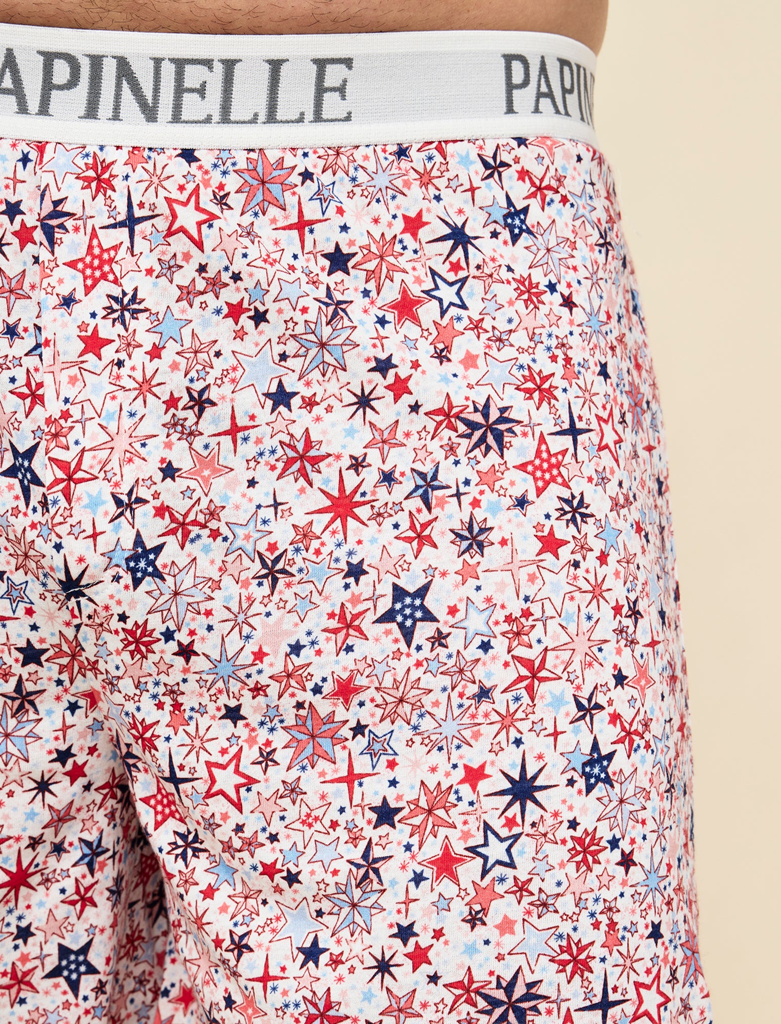Christmas Stars Organic Cotton Knit Unisex Boxer PJ Set
