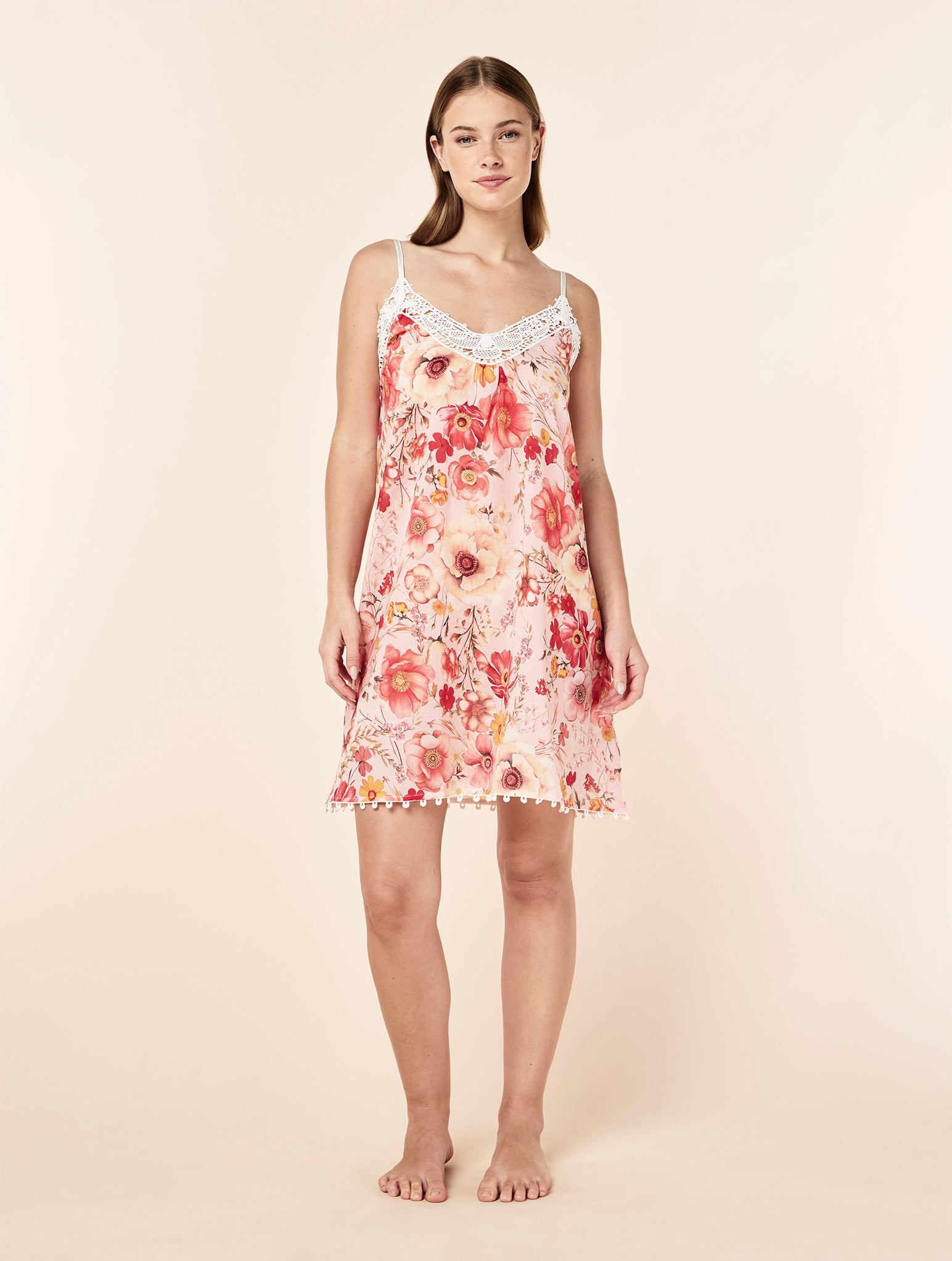 Lexi Lace Front Midi Nightie