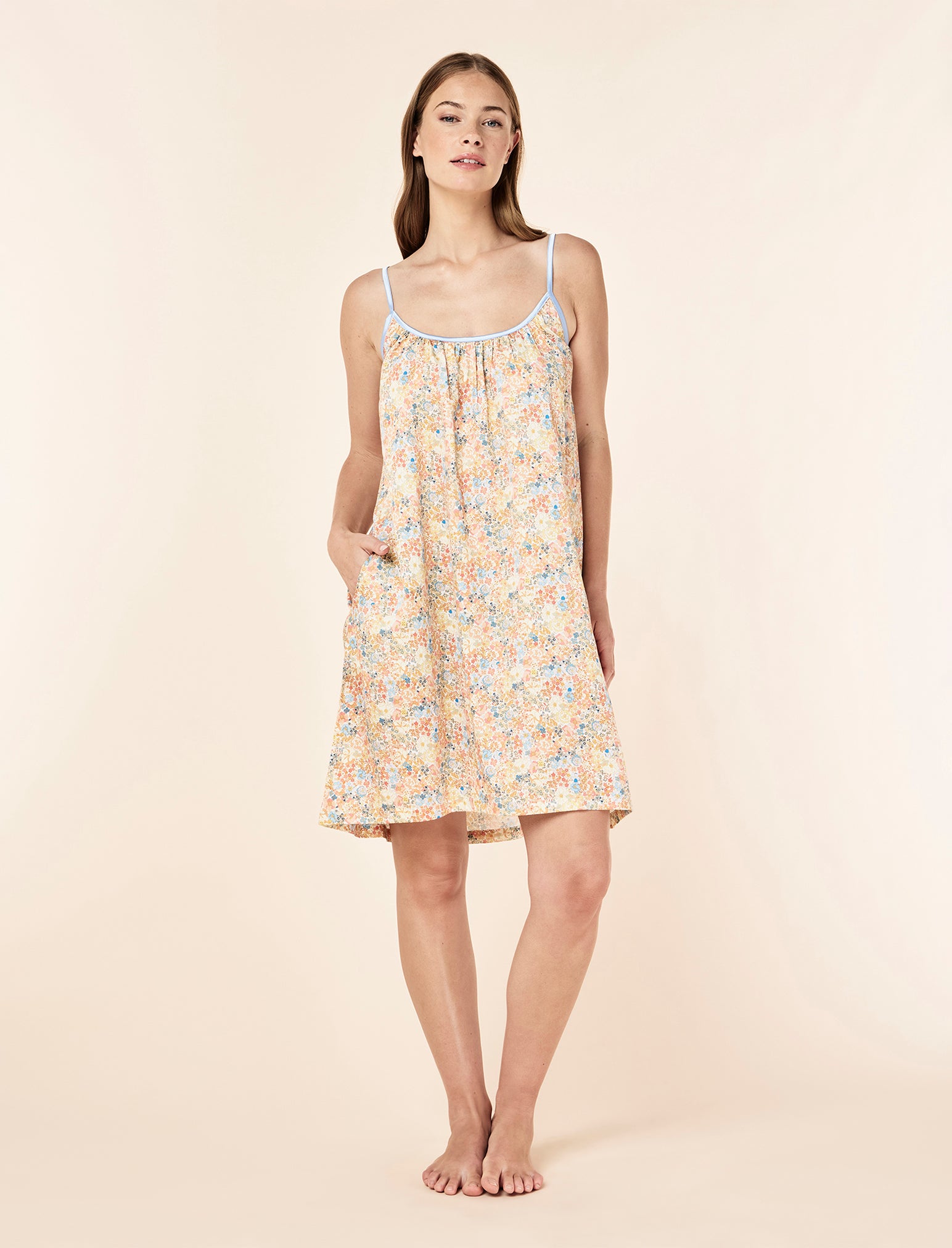 Carly Floral Strappy Nightie