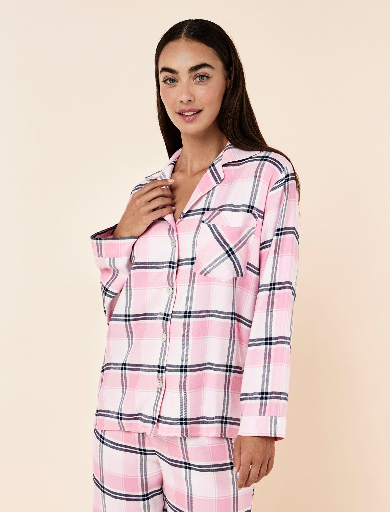 Comfy Plaid PJ Set