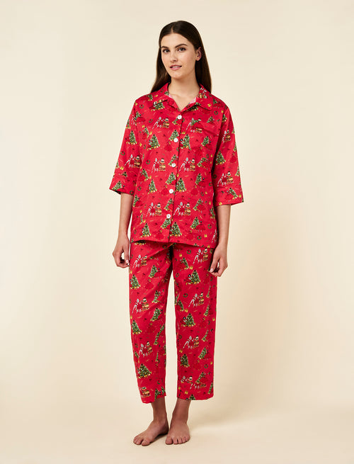 CHRISTMAS SURPRISE CROP PJ SET