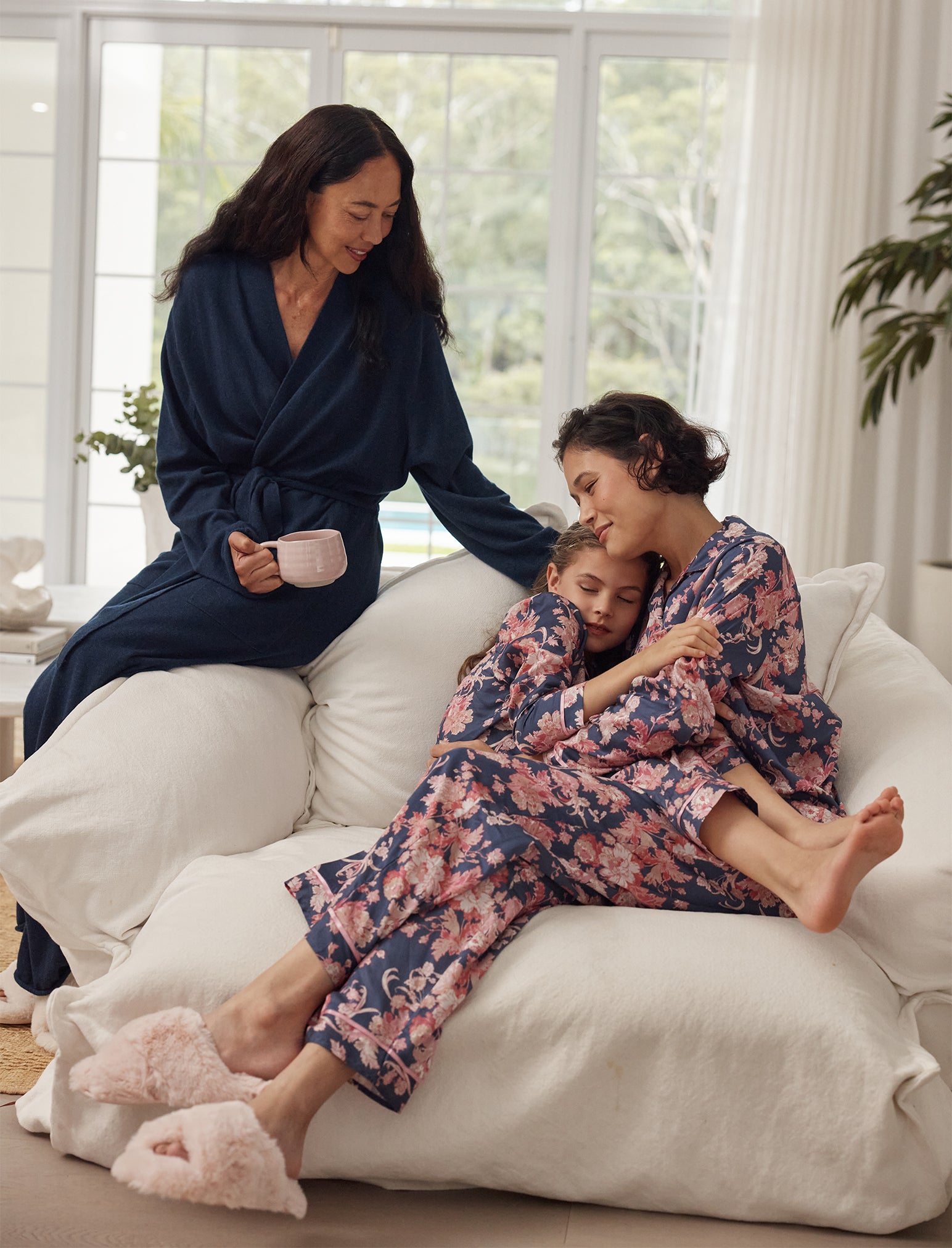 Cotton Cashmere Maxi Robe