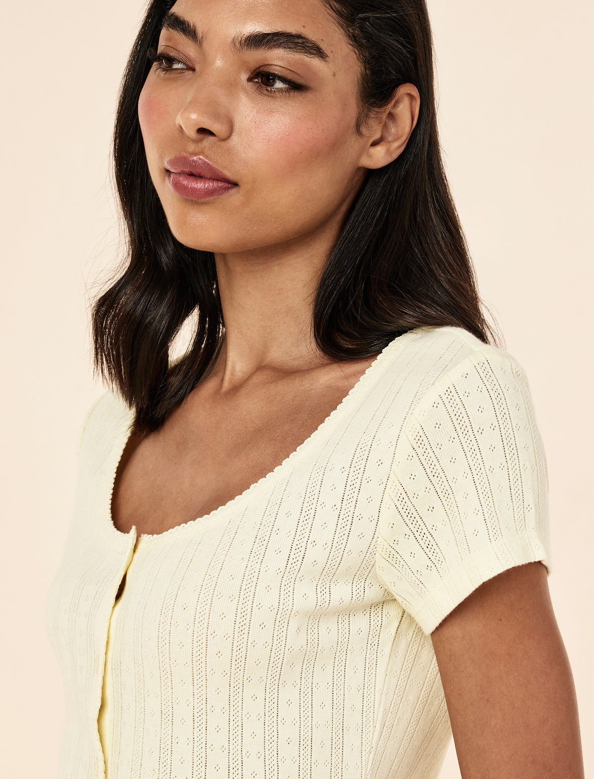 Imogen Pointelle Tee