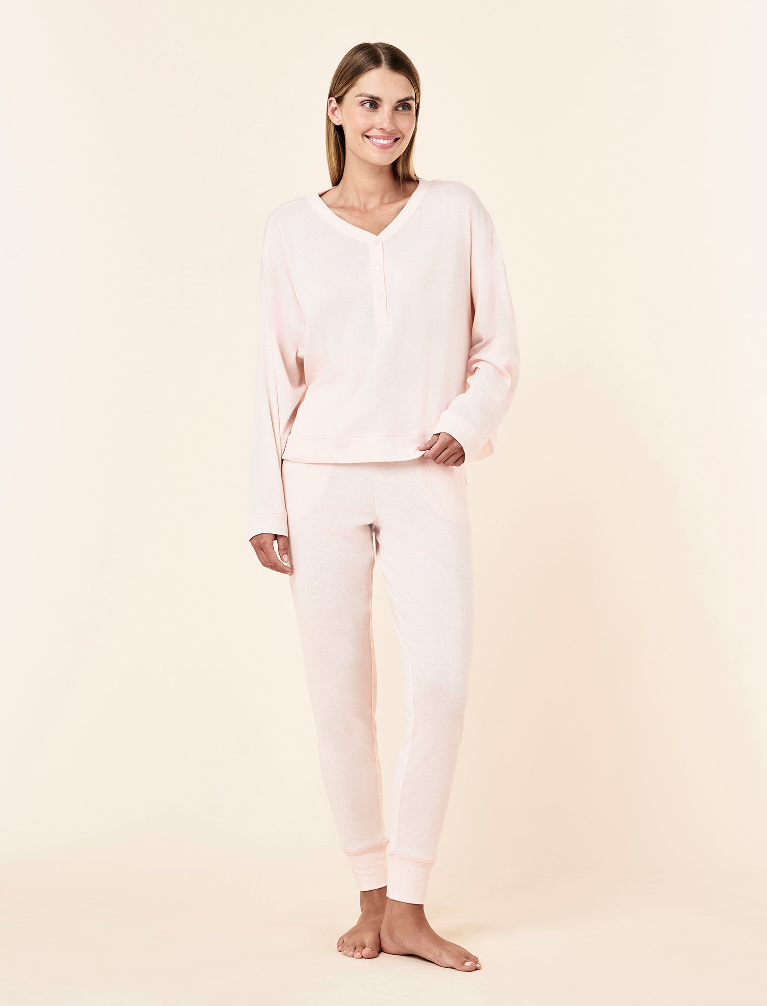 Pia Super Luxe Long Sleeve Boxy Top