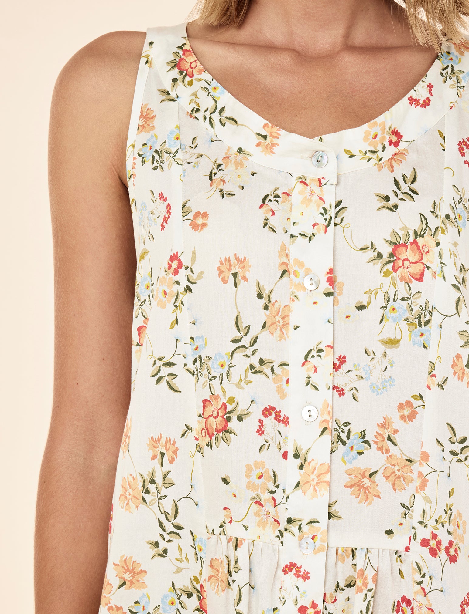 Amber Panel Front Maxi Nightie