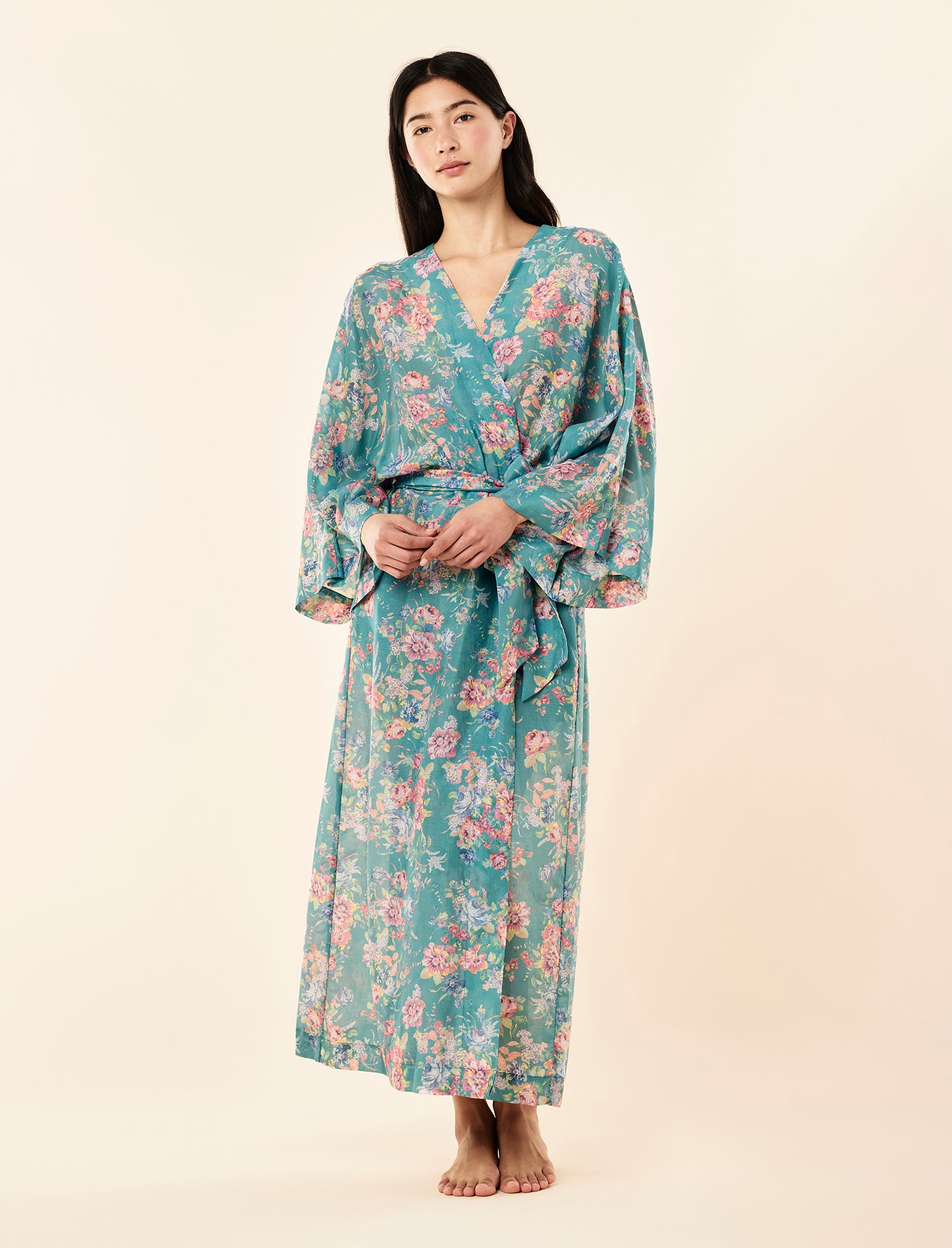 Elise Kimono Maxi Robe