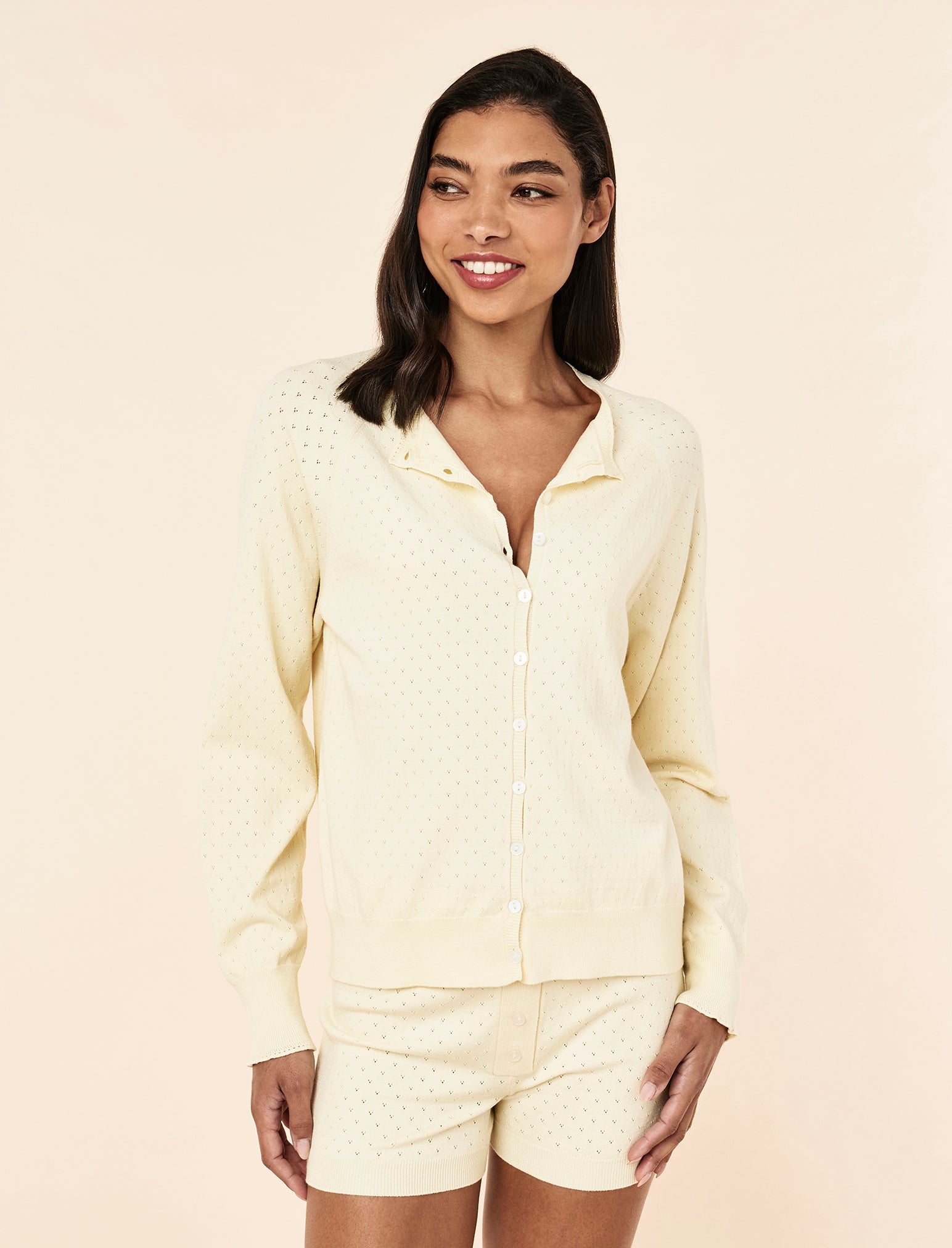 Olivia Pointelle Cardi