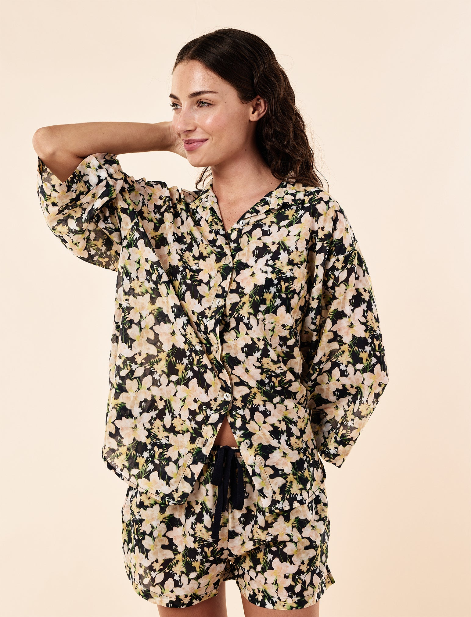 Serena Flowy Boxer PJ Set