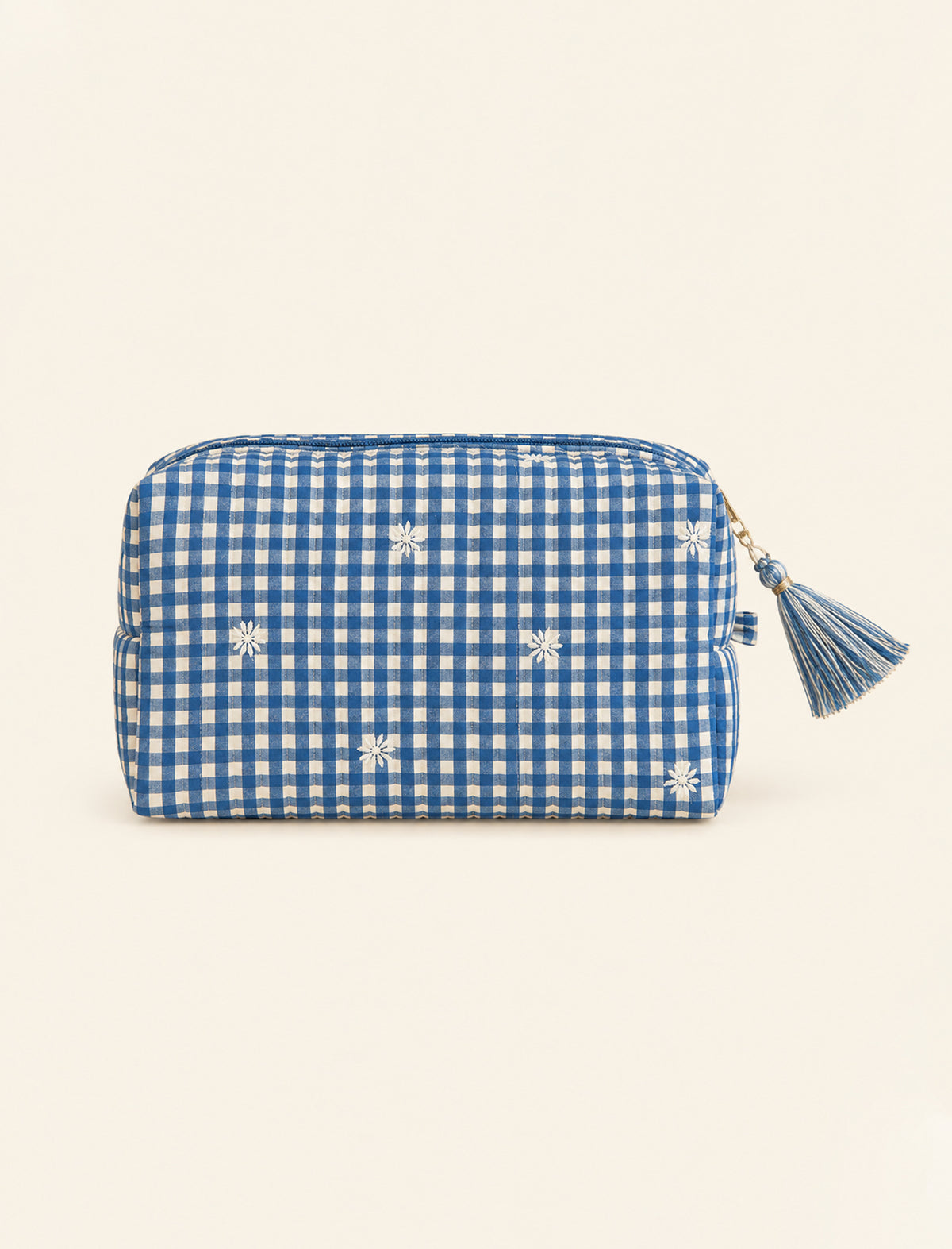 Daisy Tassle Quilted Cos Bag