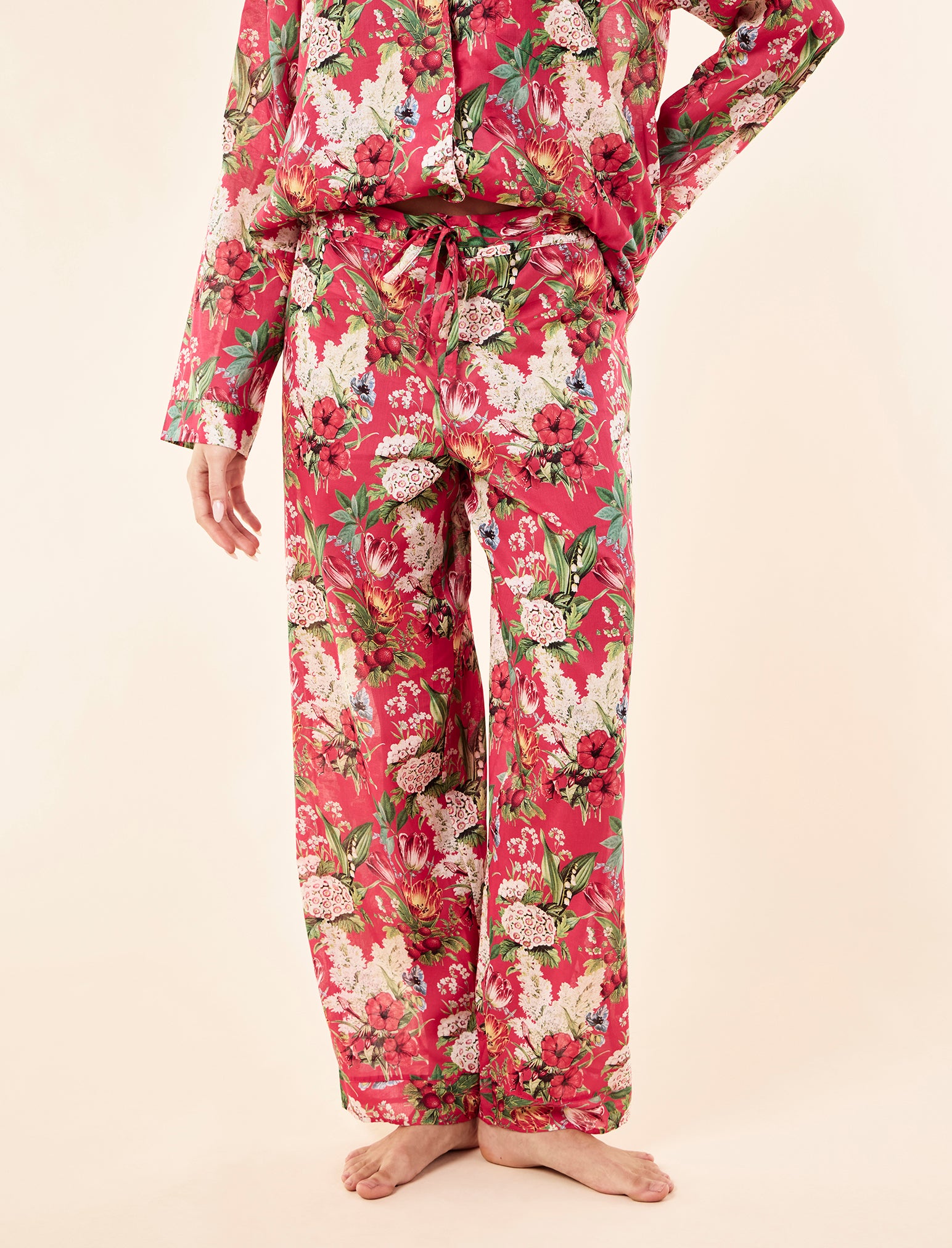 Clara Floral Full Length PJ Set