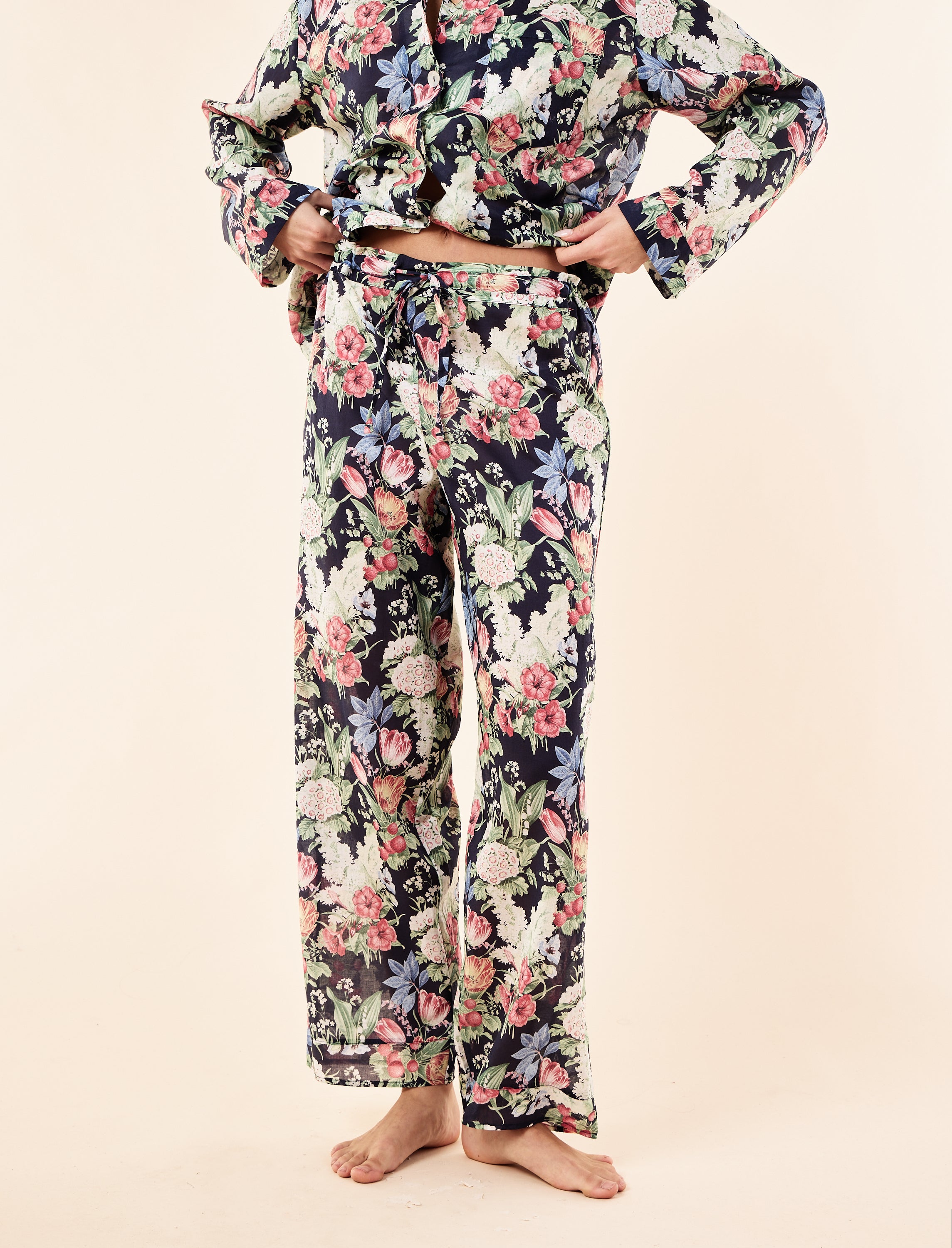 Clara Floral Full Length PJ Set