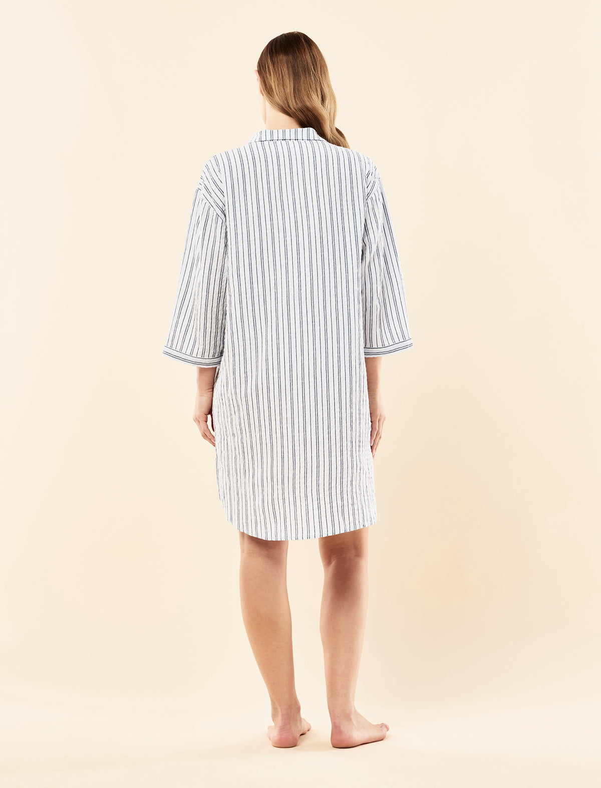 Karen Walker Seersucker Stripe Nightshirt