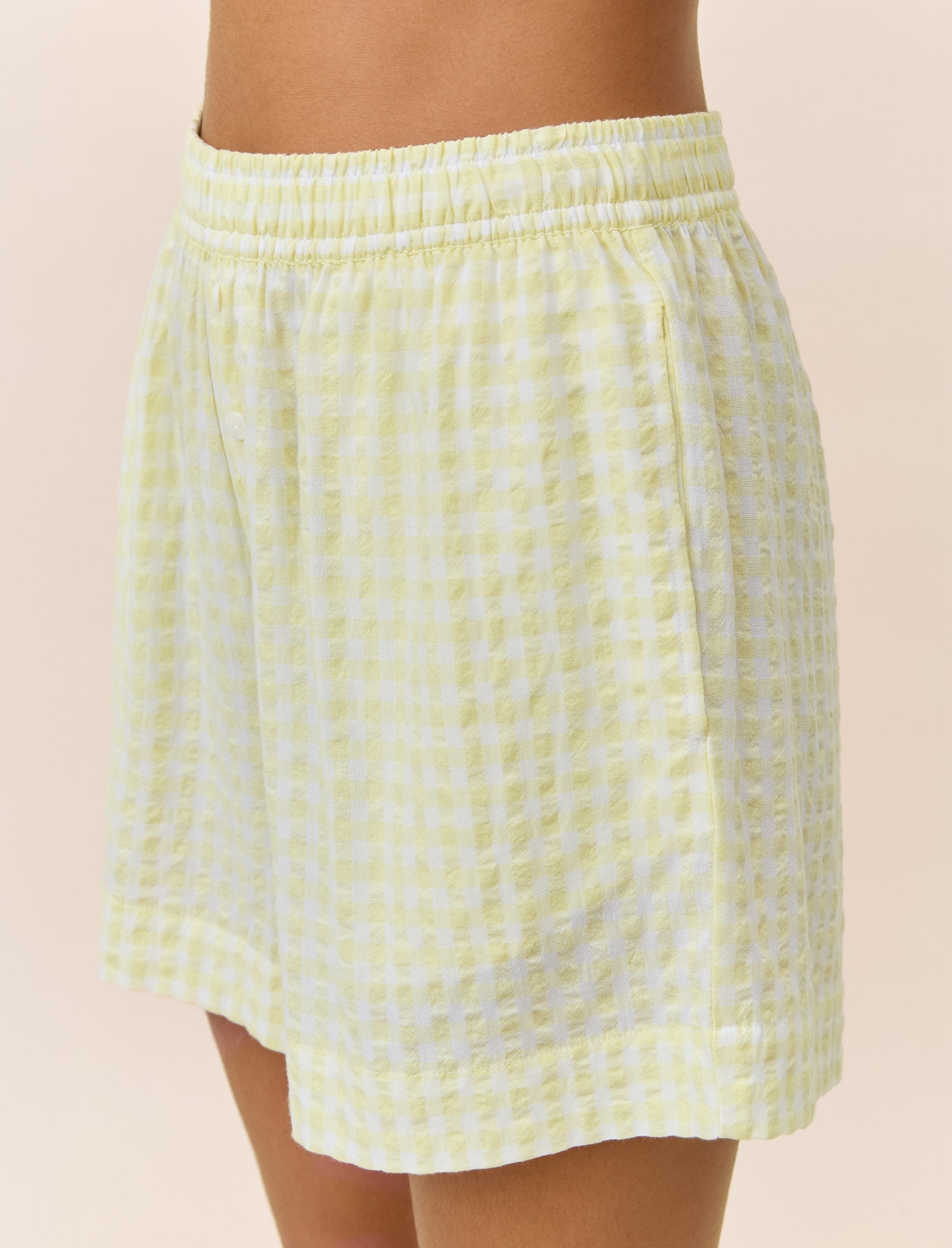 Seersucker Gingham Boxer Short