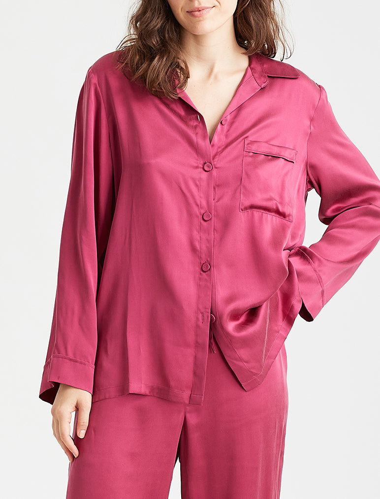 Audrey Washable Silk Full Length PJ