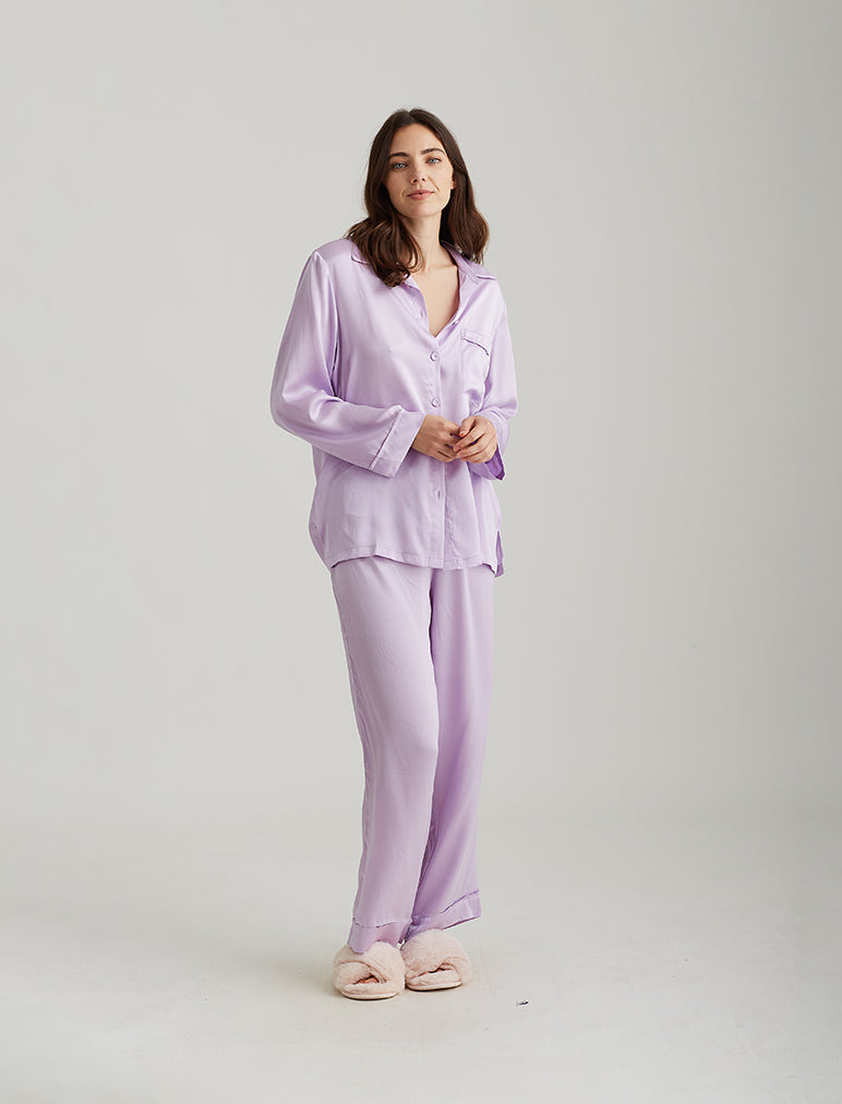 Audrey Pure Silk Full Length PJ
