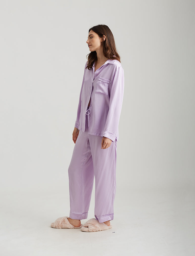 Audrey Pure Silk Full Length PJ