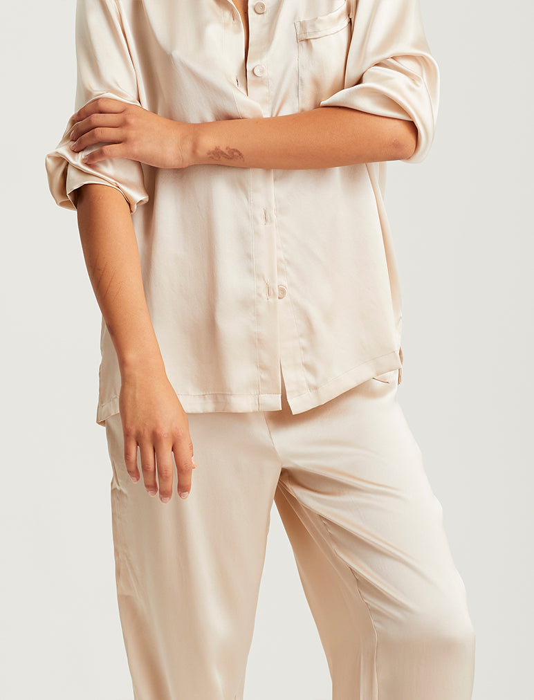 Audrey Pure Silk Full Length PJ