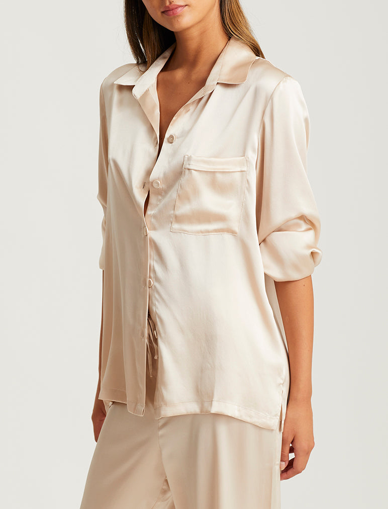 Audrey Pure Silk Full Length PJ