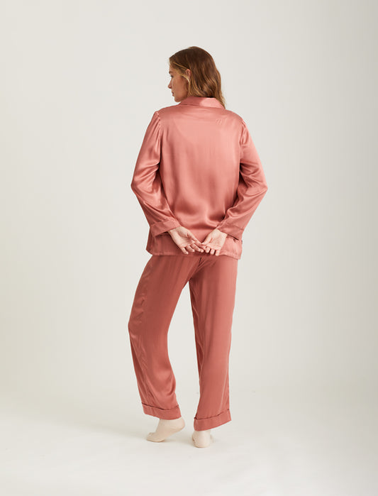 Audrey Pure Silk Full Length PJ