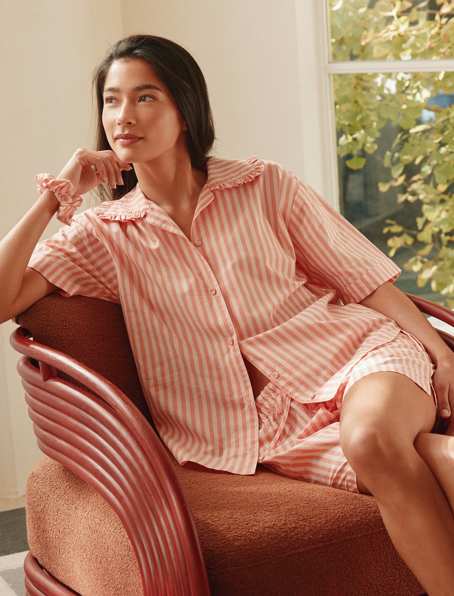 Butterscotch Stripe Boxer PJ Set