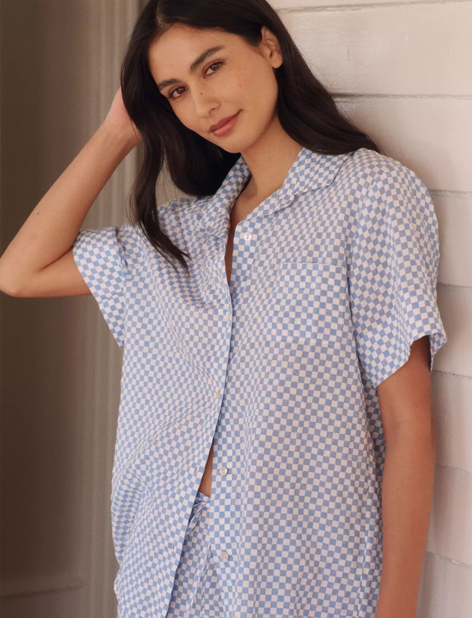 Anais Short Sleeve Full Length PJ Set