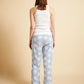 Karen Walker Flower Ball Wide Leg Pant
