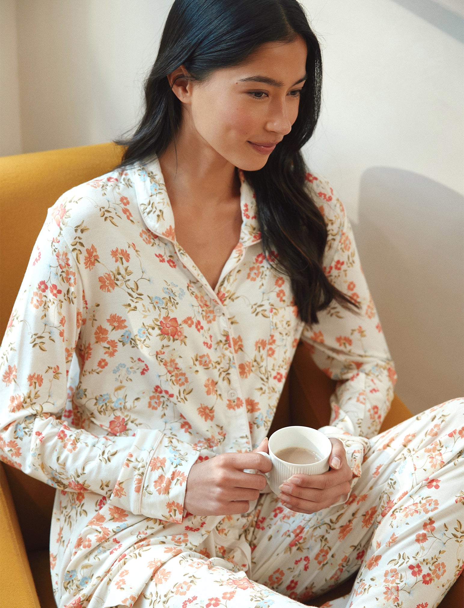 Kate Modal Soft Full Length PJ Set