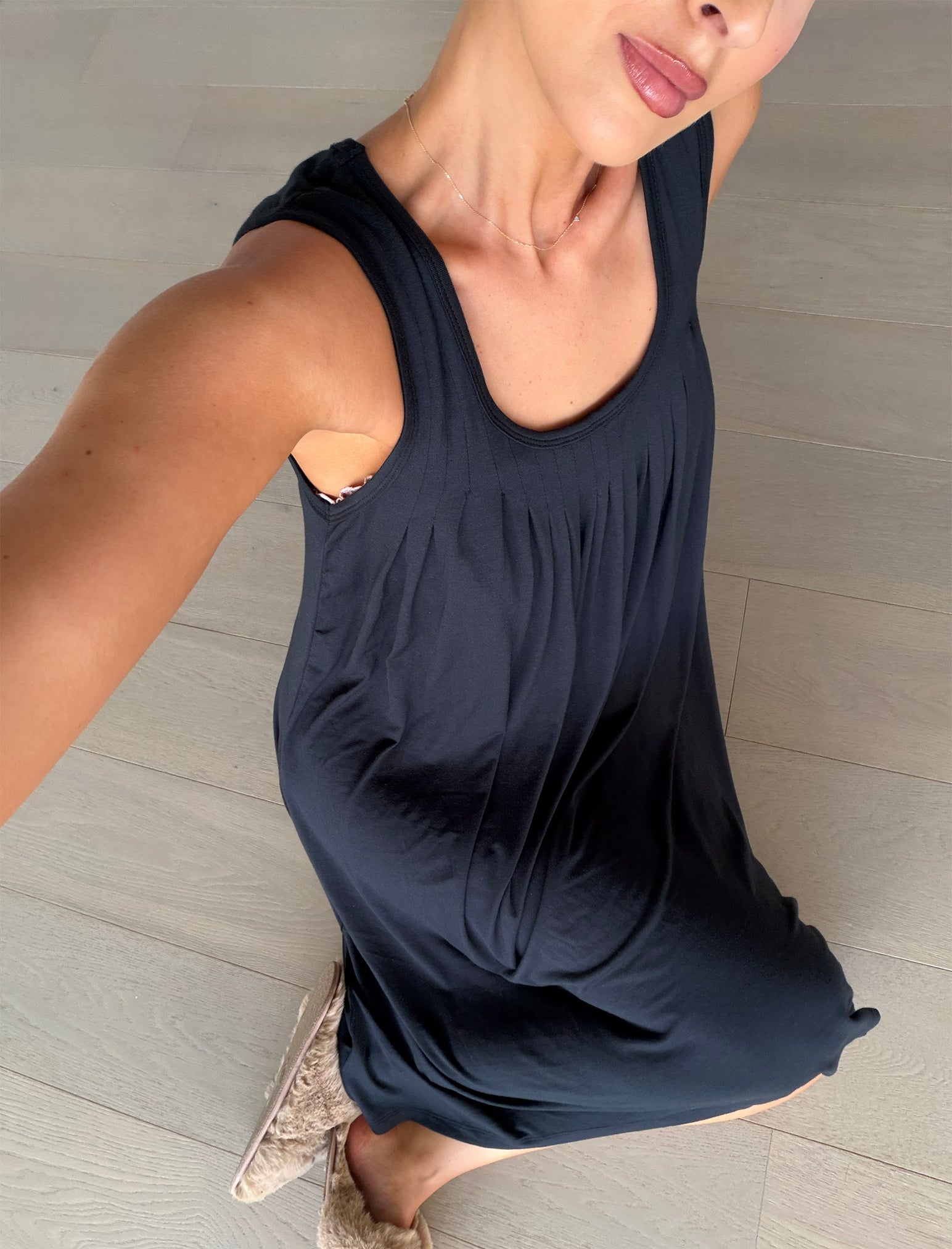 Kate Modal Soft Pleat Front Nightie