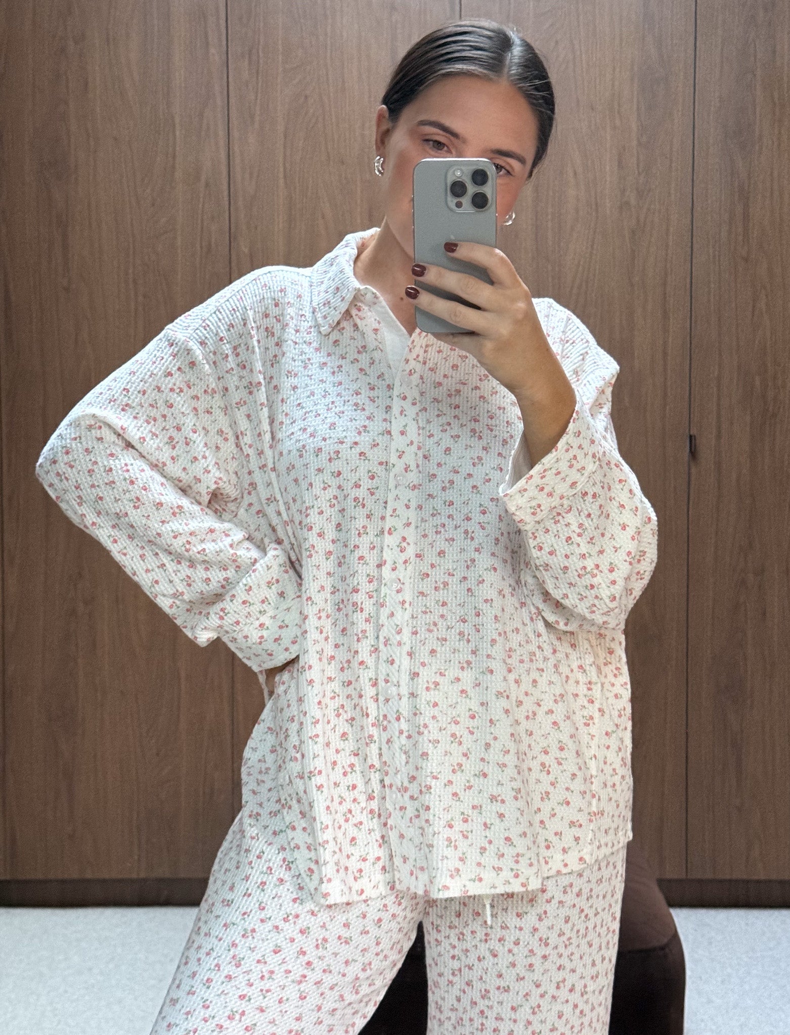 Super Soft Waffle Full Length PJ Set