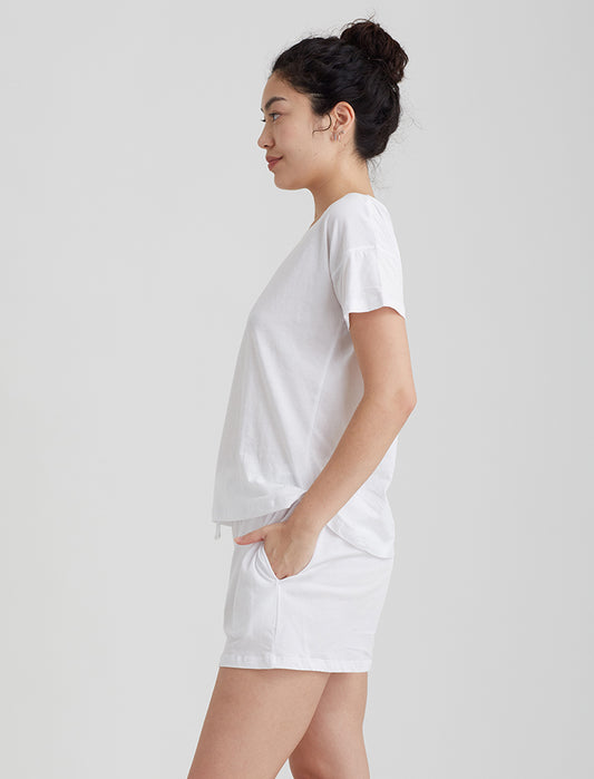 Jada Organic Cotton Knit Tee